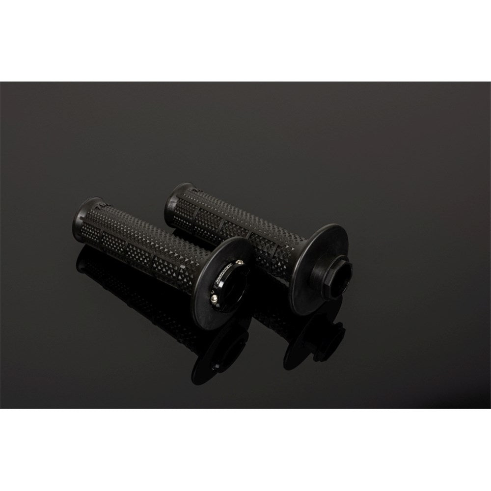 RENTHAL GRIPS MX R-WORKS LOCK-ON TAPERED/HALF WAFFLE - ULTRATACKY (G239)