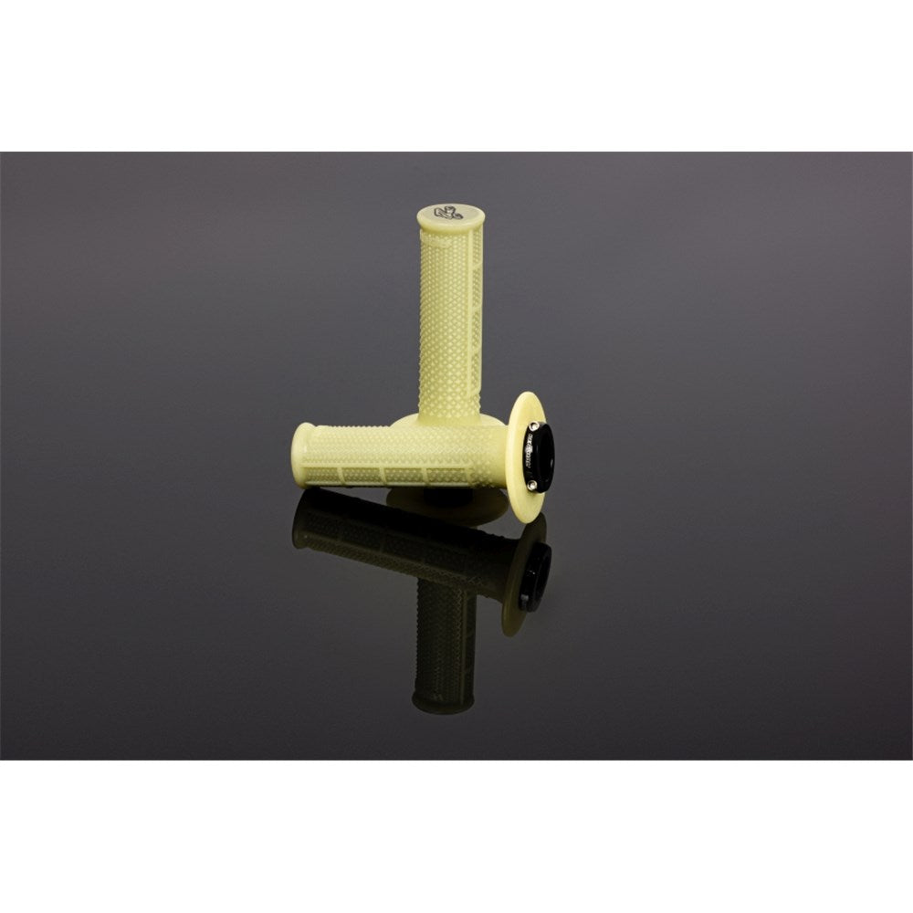RENTHAL GRIPS MX R-WORKS LOCK-ON TAPERED/HALF WAFFLE - ARAMID (G240)