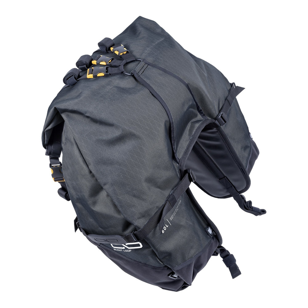 Giant Loop Great Basin Saddlebag ??6 Black 68L