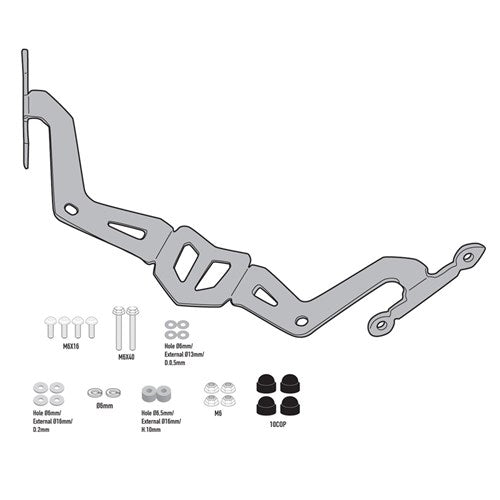 GIVI SPECIFIC WINDSCREEN FITTING KIT - YAMAHA MT-03 321 20-25 (NEEDS SCREEN 4128S) (A2151A)