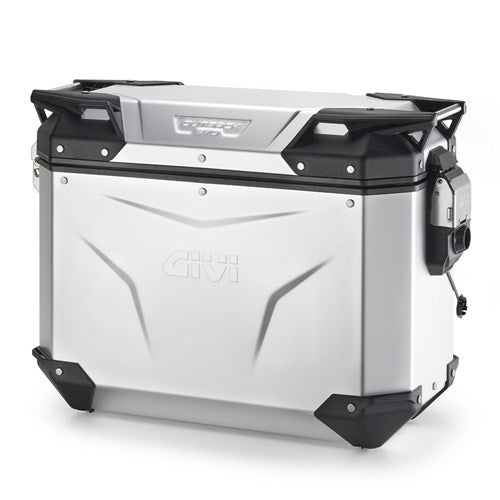 GIVI TREKKER OUTBACK EVO SMART 37L ALLOY ANODIZED PANNIER LEFT (SINGLE) CAM (SOLD WITHOUT LOCK) (OBKEV37AAL)