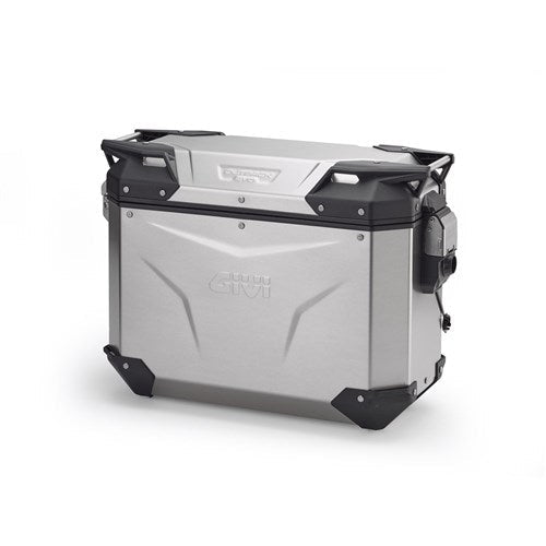 GIVI TREKKER OUTBACK EVO SMART 37L ALLOY PANNIER LEFT (SINGLE) CAM (SOLD WITHOUT LOCK) (OBKEV37AL)