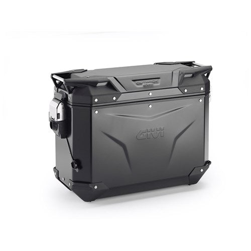 GIVI TREKKER OUTBACK EVO SMART 37L ALLOY BLACK PANNIER RIGHT (SINGLE) CAM (SOLD WITHOUT LOCK) (OBKEV37BR)