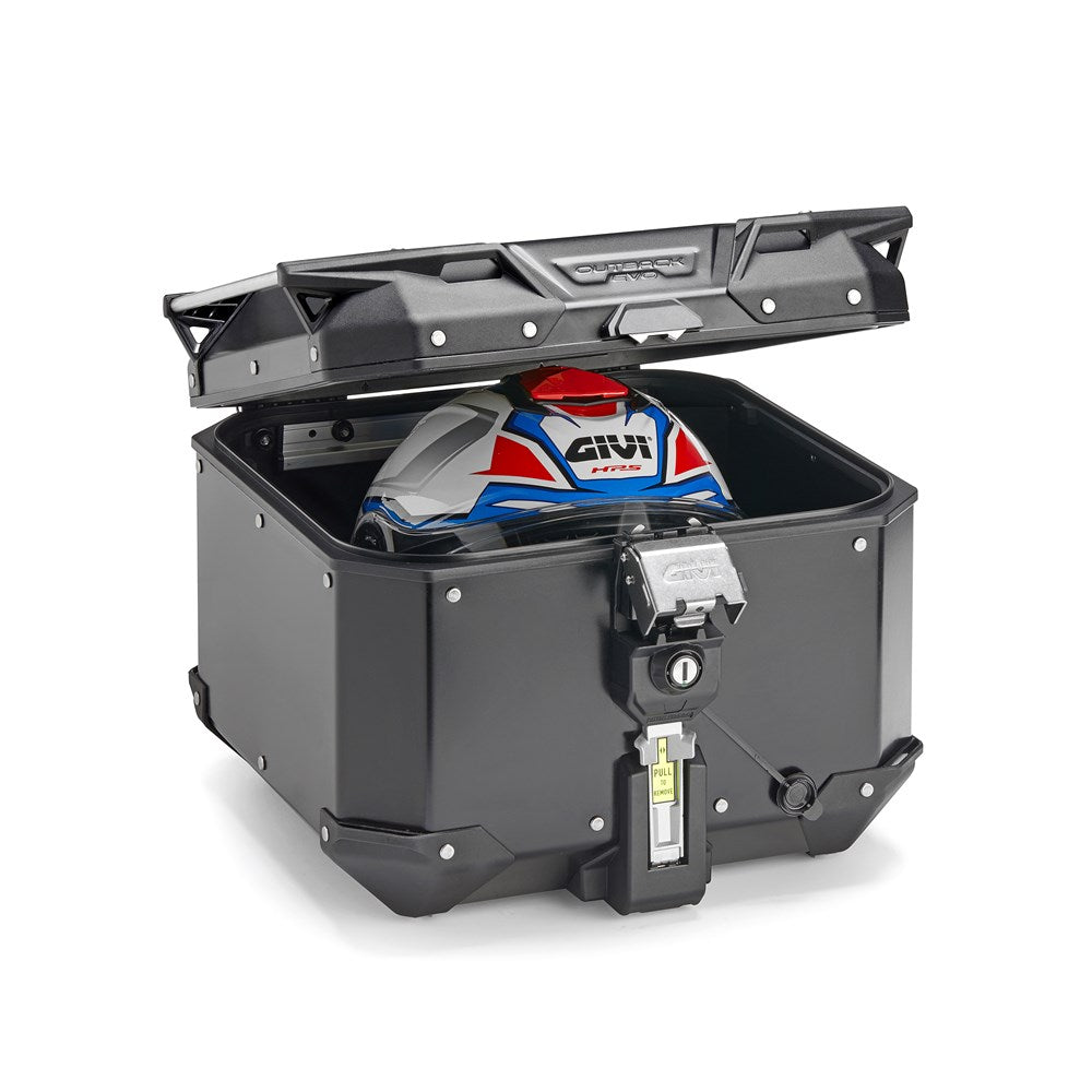 GIVI TREKKER OUTBACK EVO SMART MONOKEY TOPCASE 42L - BLACK (SOLD WITHOUT LOCK) (OBKEV42B)