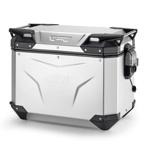 GIVI TREKKER OUTBACK EVO SMART 48L ALLOY ANODIZED PANNIER LEFT (SINGLE) CAM (SOLD WITHOUT LOCK) (OBKEV48AAL)