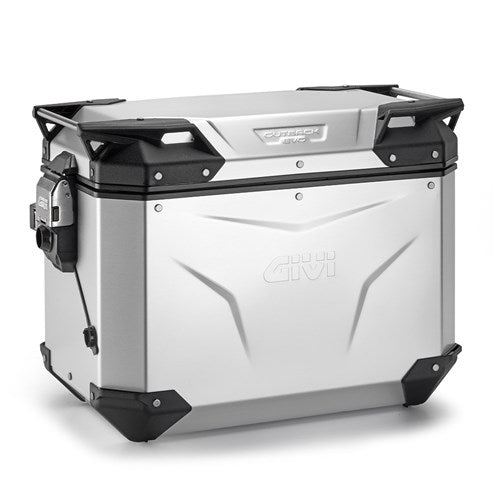 GIVI TREKKER OUTBACK EVO SMART 48L ALLOY ANODIZED PANNIER RIGHT (SINGLE) CAM (SOLD WITHOUT LOCK) (OBKEV48AAR)