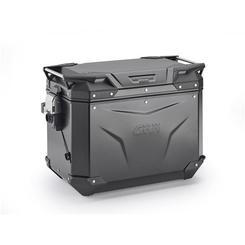 GIVI TREKKER OUTBACK EVO SMART 48L ALLOY BLACK PANNIER RIGHT (SINGLE) CAM (SOLD WITHOUT LOCK) (OBKEV48BR)