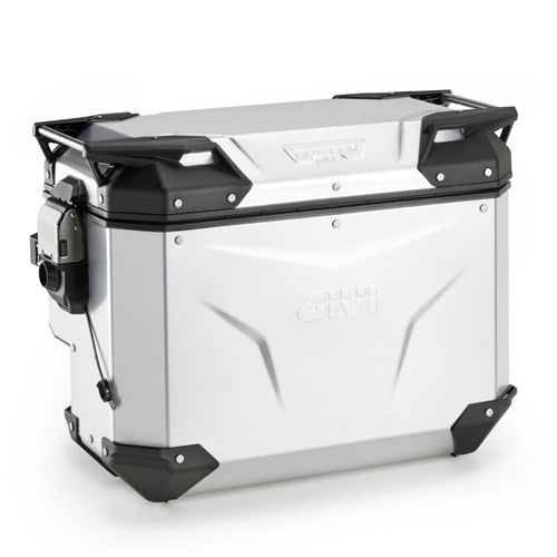 GIVI TREKKER OUTBACK EVO SMART 40L CONTOURED ALLOY ANODIZED PANNIER RIGHT (SINGLE) CAM (SOLD WITHOUT LOCK) (OBKEVS40AAR)