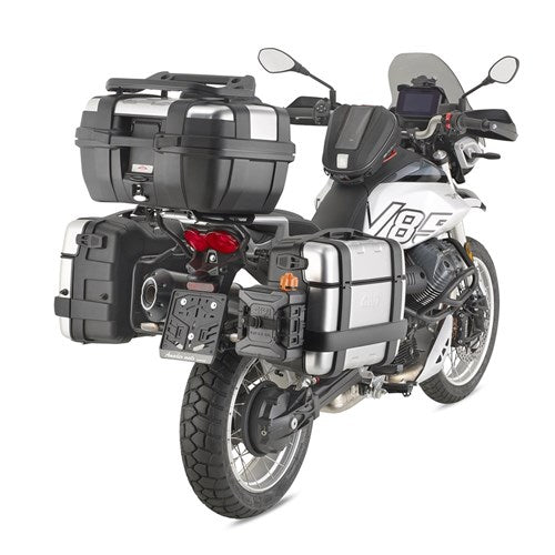 GIVI ONE-FIT PANNIER FRAMES - MOTO GUZZI V85 TT 24- (MONOKEY) (PLO8209MK)