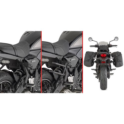GIVI REMOVE-X SPECIFIC HOLDER FOR SOFT SIDE BAGS - KAWASAKI Z650RS 22-24 (TR4131)