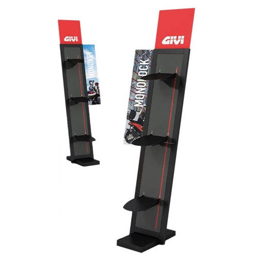 GIVI EXHIBITOR DISPLAY STAND - THREE CASES MONOLOCK/MONOKEY (Z6060B2)