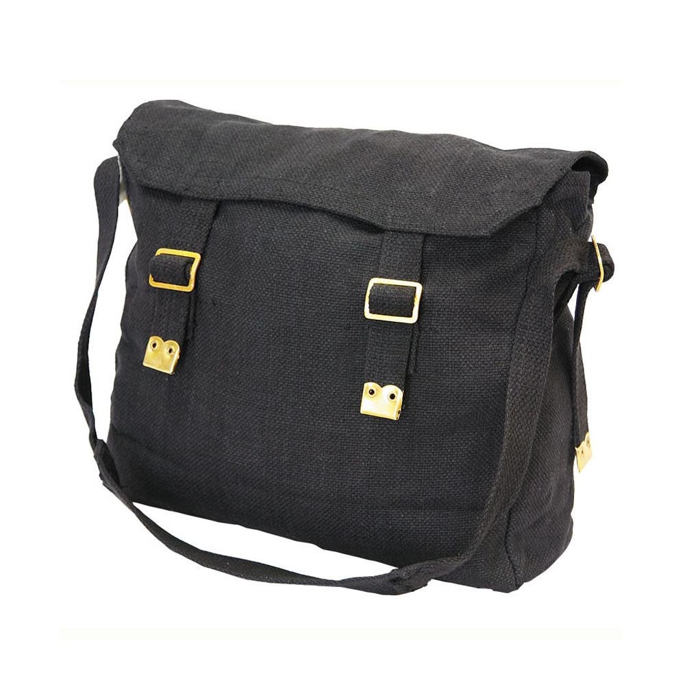 HUSS AUSTRALIA COTTON SINGLE STRAP HAVERSACK