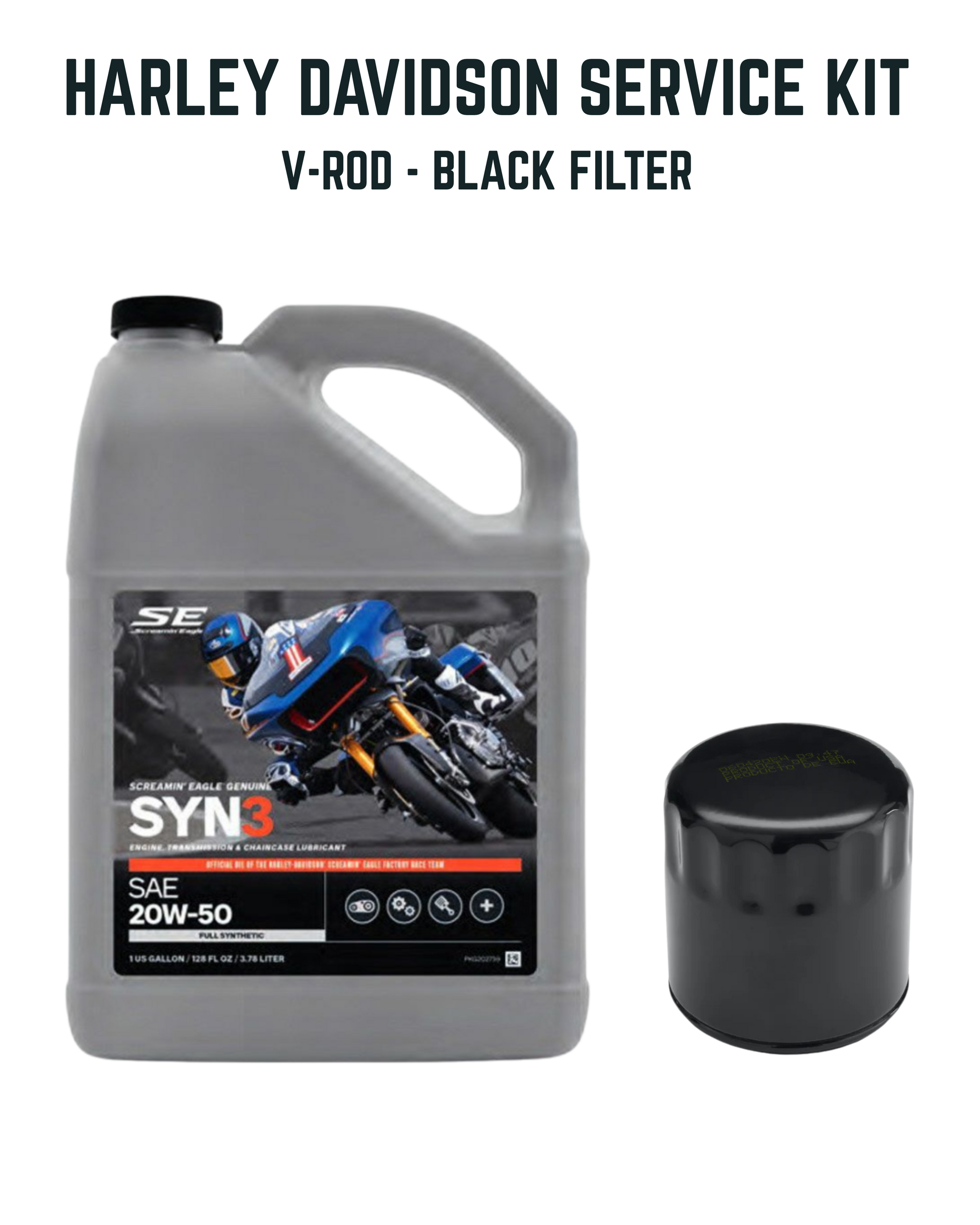 Harley-Davidson Service Kit – V-ROD – Black Oil Filter