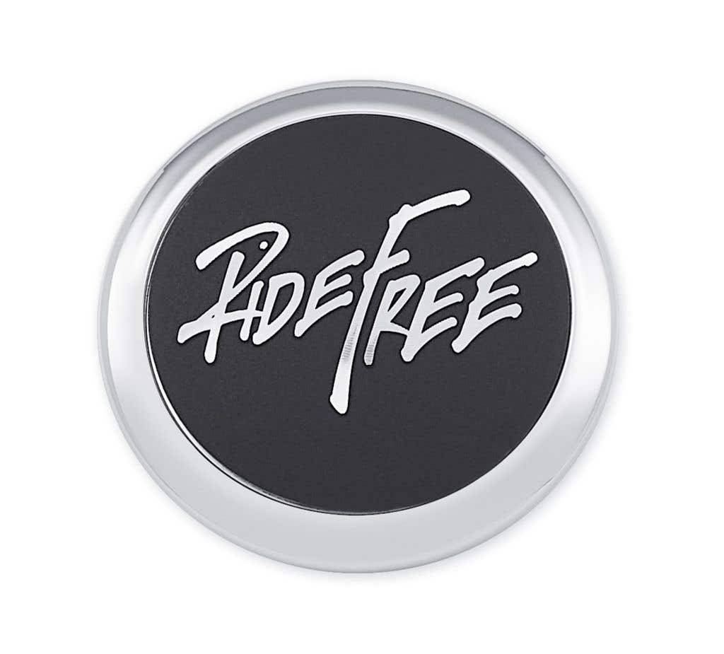 HARLEY-DAVIDSON RIDE FREE FUEL CAP MEDALLION