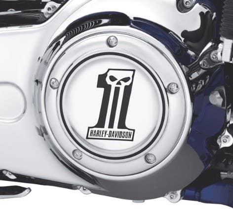 HARLEY-DAVIDSON NUMBER ONE SKULL DERBY COVER