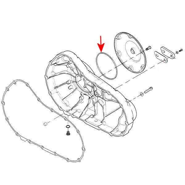 HARLEY-DAVIDSON SPORTSTER DERBY COVER O RING GASKET