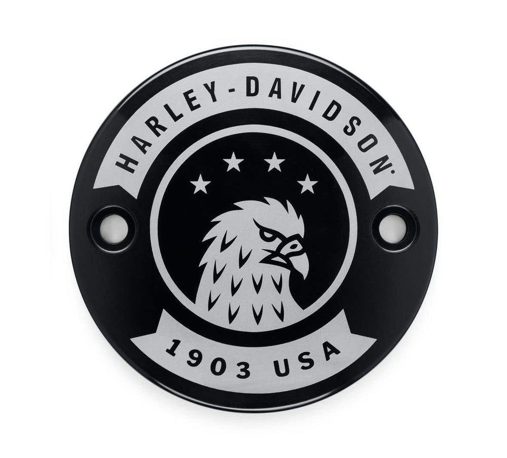 HARLEY-DAVIDSON EAGLE BAR & SHIELD TIMER COVER