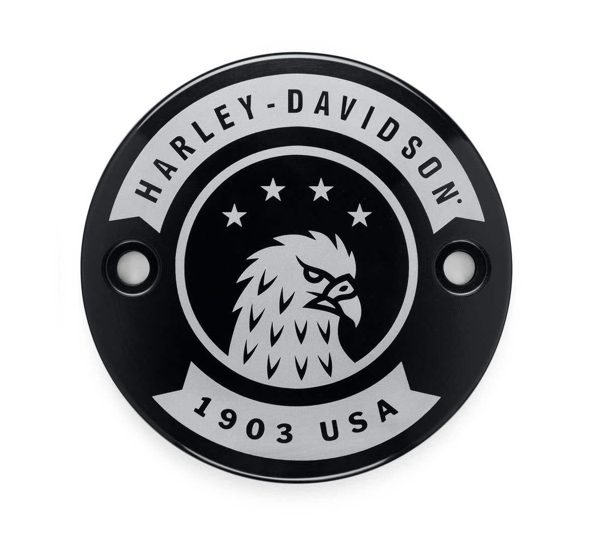 HARLEY-DAVIDSON EAGLE BAR & SHIELD TIMER COVER