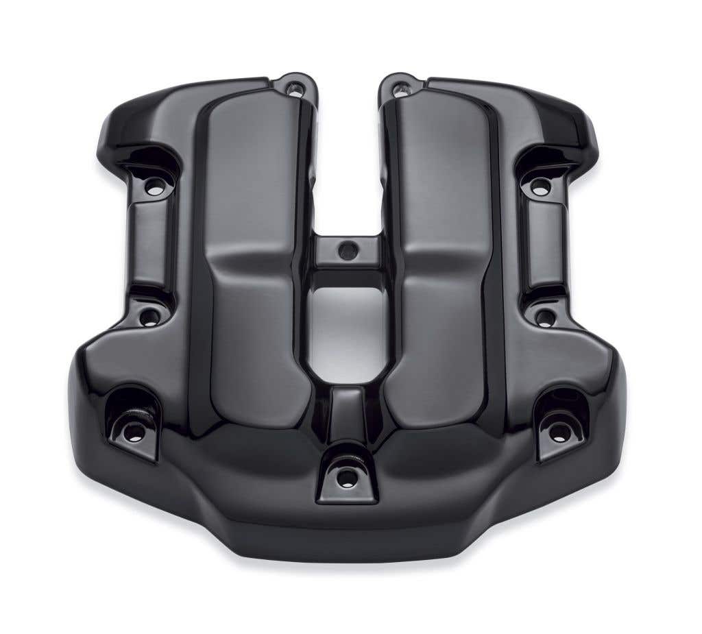HARLEY-DAVIDSON MILWAUKEE-EIGHT GLOSS BLACK UPPER ROCKER BOX COVER