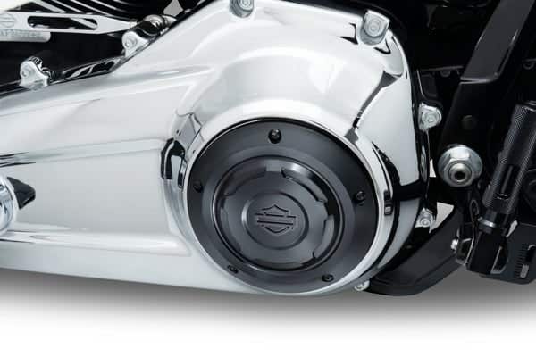 HARLEY-DAVIDSON SWITCHBACK COLLECTION - DERBY COVER - BLACK ANODIZED