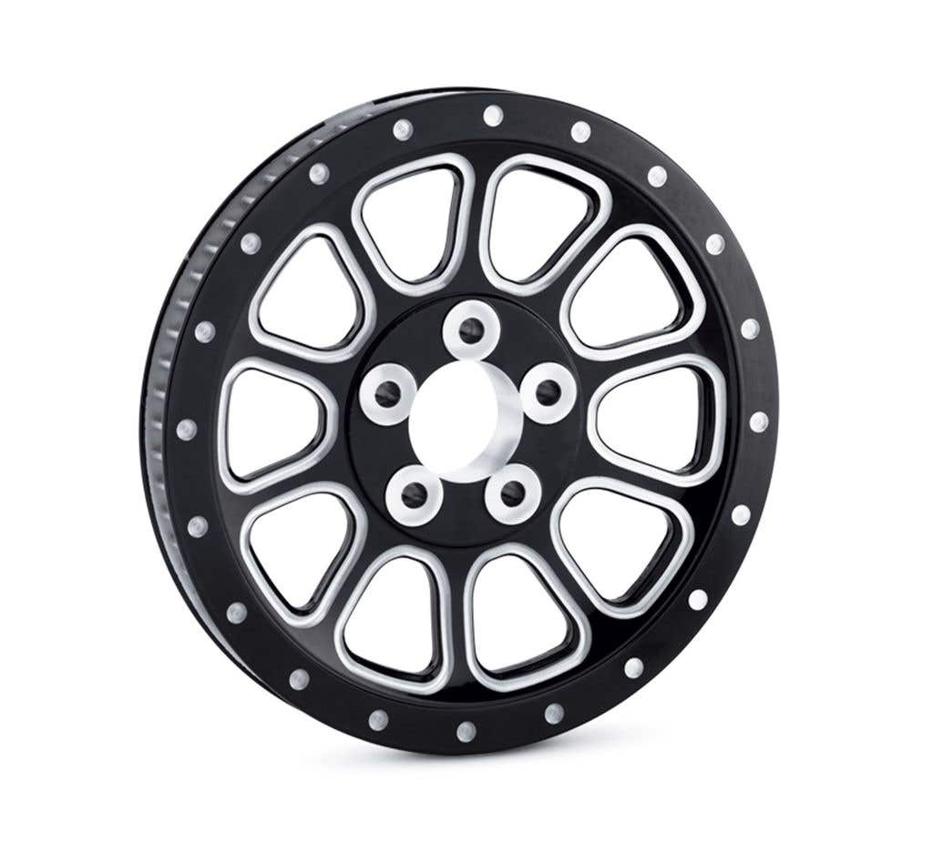 HARLEY-DAVIDSON CUT BACK GLOSS BLACK BILLET SPROCKET