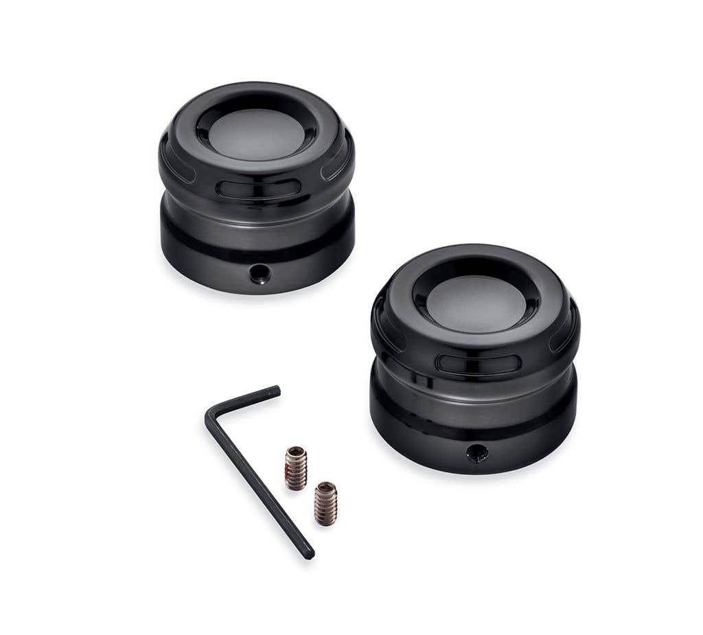 HARLEY-DAVIDSON DOMINION FRONT AXLE NUT COVERS