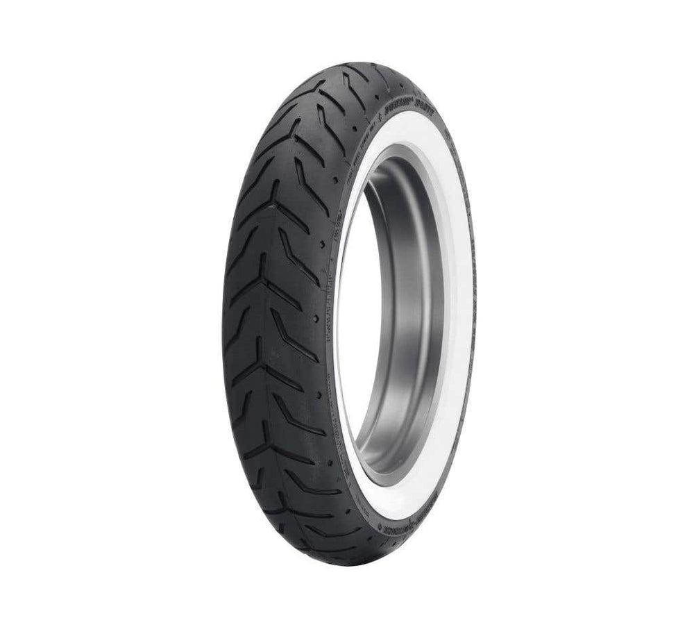 HARLEY-DAVIDSON DUNLOP TIRE SERIES - D408F 130/90B16 WIDE WHITEWALL