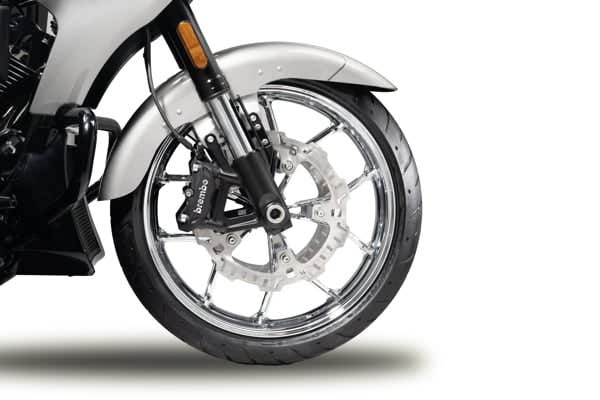 HARLEY-DAVIDSON FORGED TOURING WHEEL - MIRROR CHROME- FRONT 19