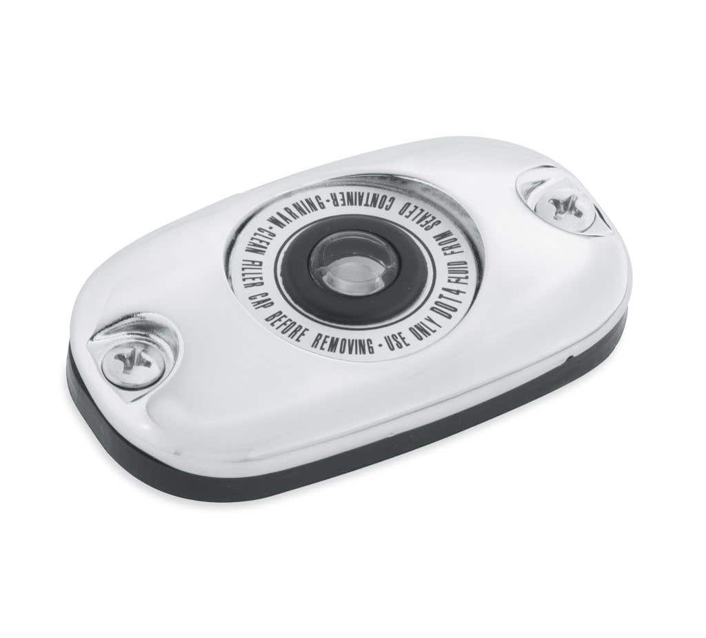 HARLEY-DAVIDSON CHROME REAR MASTER CYLINDER COVER