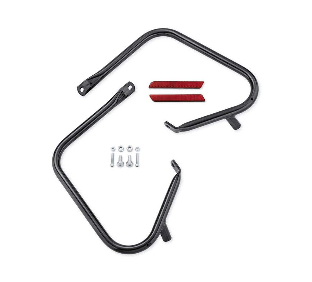 HARLEY-DAVIDSON GLOSS BLACK REAR SADDLEBAG GUARD KIT