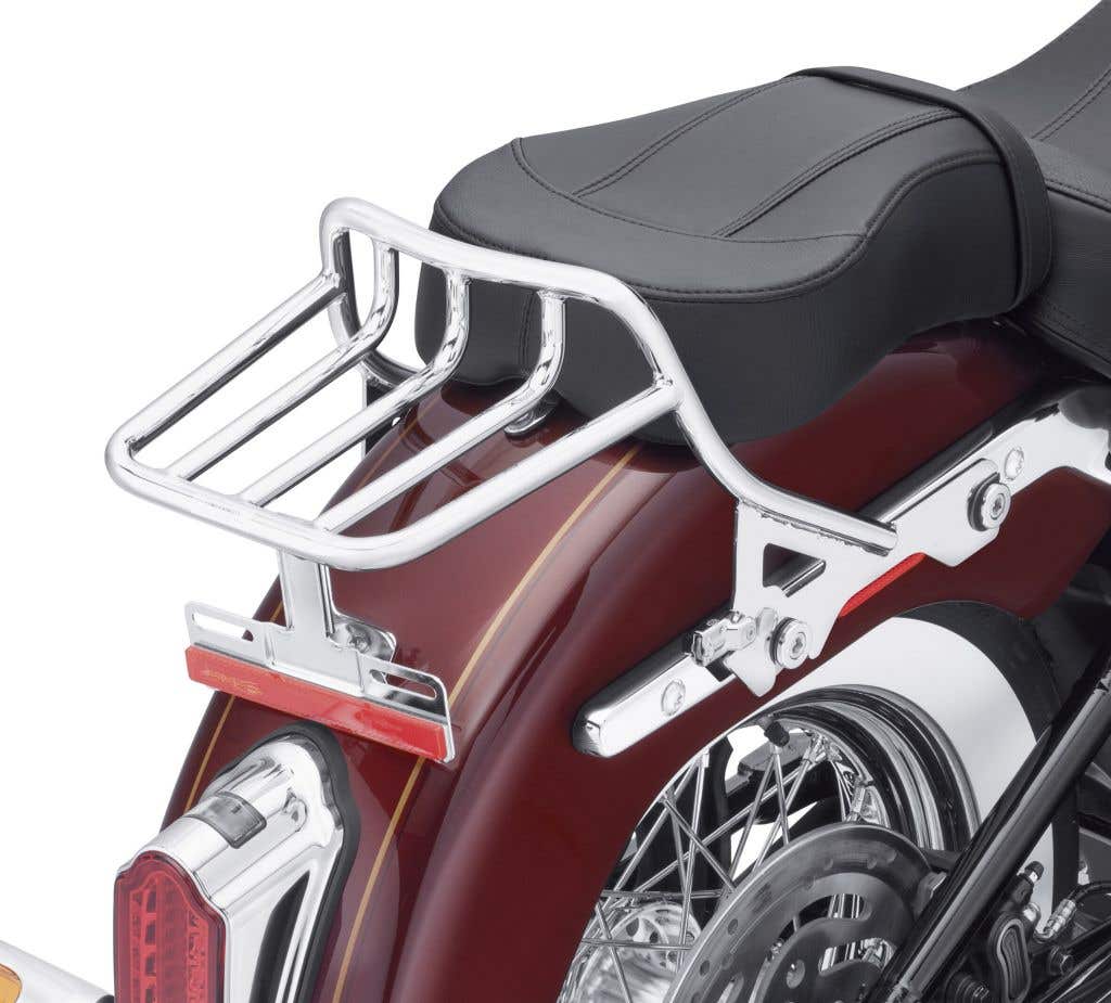 HARLEY-DAVIDSON HOLDFAST TWO-UP LUGGAGE RACK - CHROME