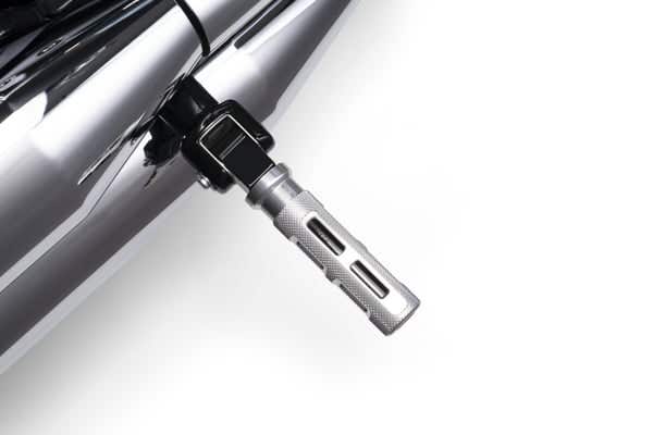 HARLEY-DAVIDSON SWITCHBACKCOLLECTION PASSENGER FOOTPEGS CLEAR ANODIZED
