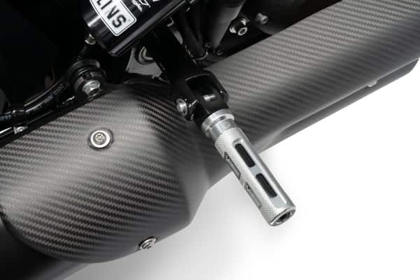 HARLEY-DAVIDSON SWITCHBACK COLLECTION- RIDER FOOTPEGS - CLEAR ANODIZED