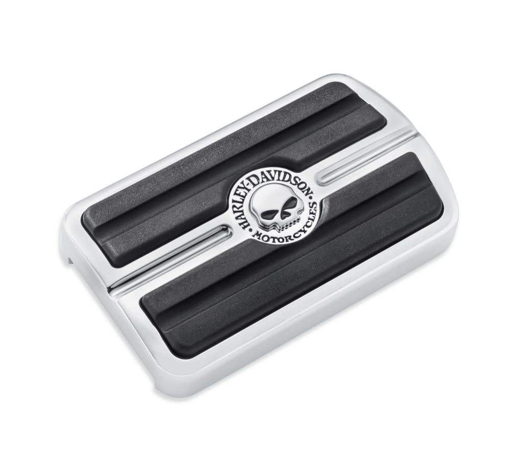 HARLEY-DAVIDSON WILLIE G SKULL BRAKE PEDAL PAD - LARGE