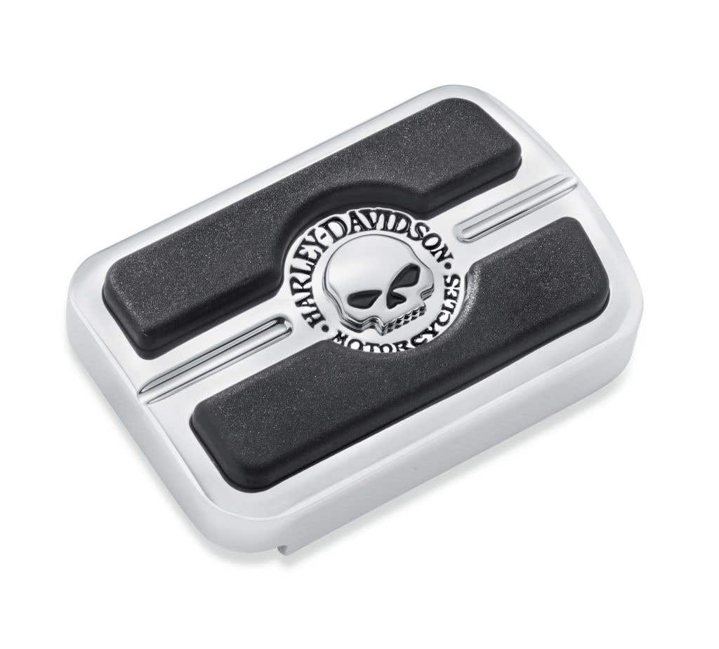 HARLEY-DAVIDSON WILLIE G SKULL BRAKE PEDAL PAD - SMALL