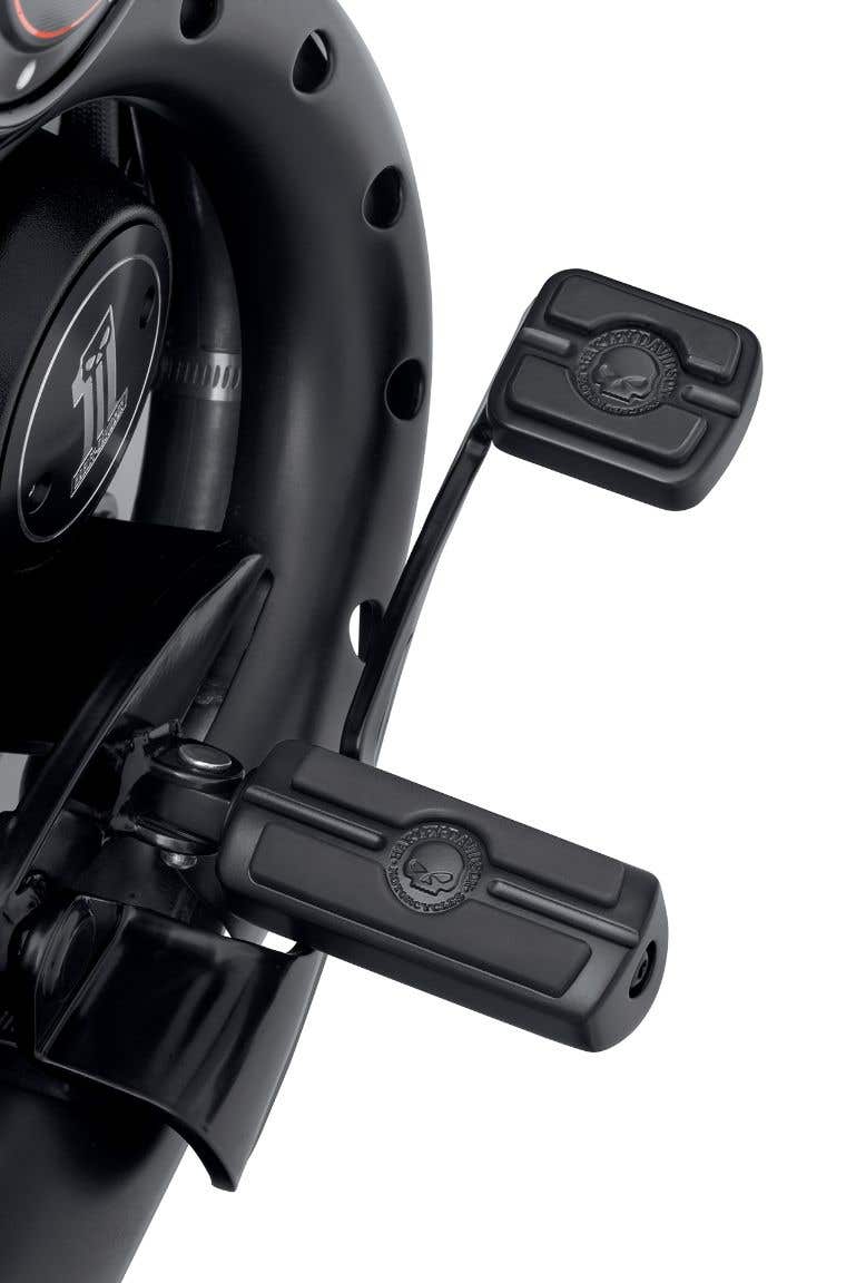 HARLEY-DAVIDSON WILLIE G SKULL COLLECTION SMALL BRAKE PEDAL PAD