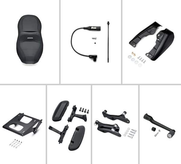 HARLEY-DAVIDSON LONG-HAUL ACCESSORY PACKAGE - BLACK