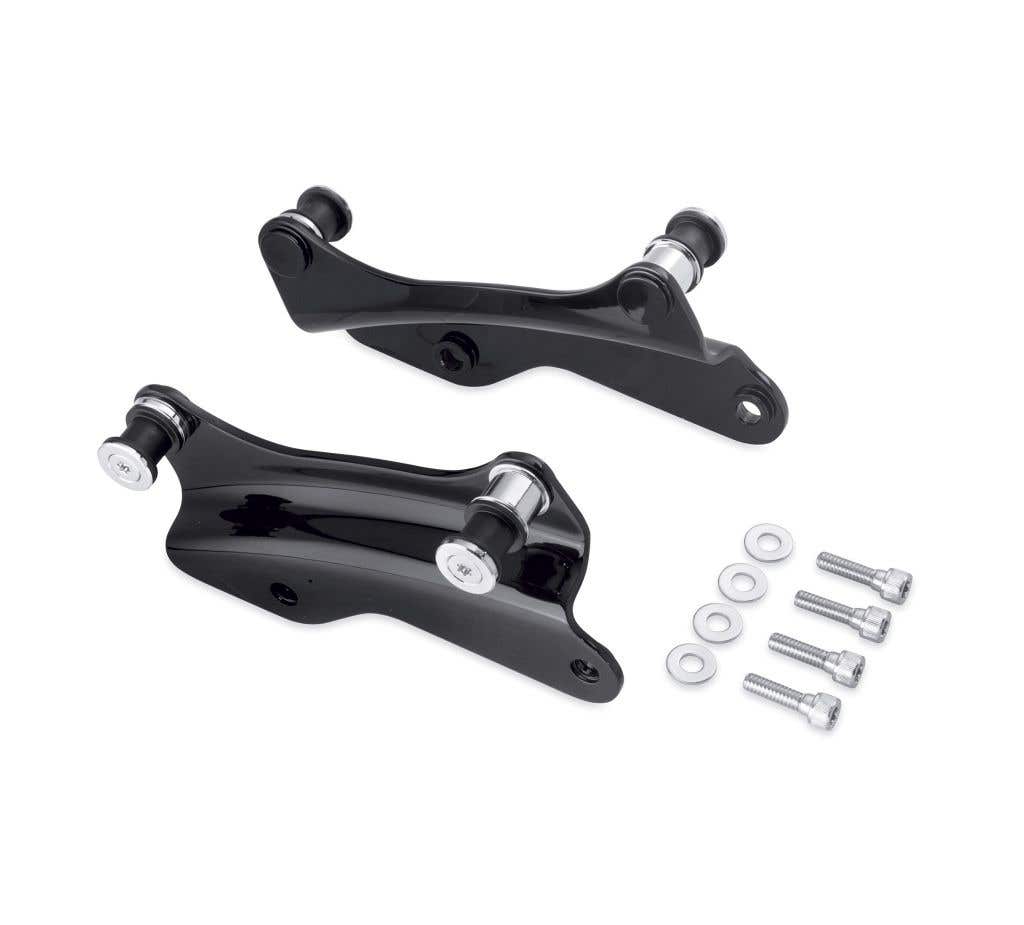 HARLEY-DAVIDSON 4-POINT DOCKING HARDWARE KIT - GLOSS BLACK
