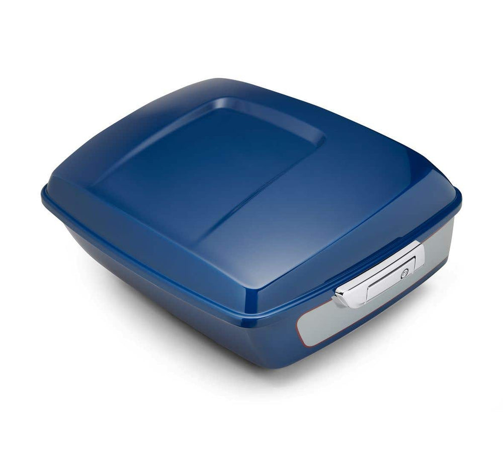 HARLEY-DAVIDSON COLOR-MATCHED CHOPPED TOUR-PAK LUGGAGE - BRIGHT BILLIARD BLUE/BILLIARD GRAY