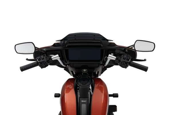 HARLEY-DAVIDSON FUSED HANDLEBAR BATWING - CHROME