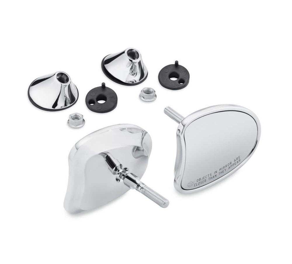 HARLEY-DAVIDSON CHROME TAPERED FAIRING MOUNT MIRRORS