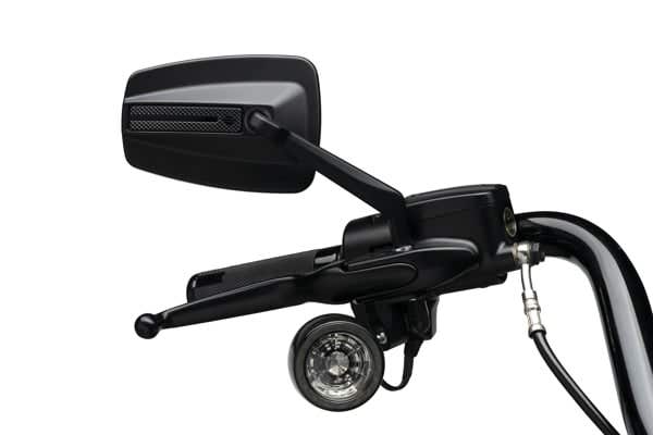 HARLEY-DAVIDSON SWITCHBACK COLLECTION-MIRRORS - BLACK ANODIZED