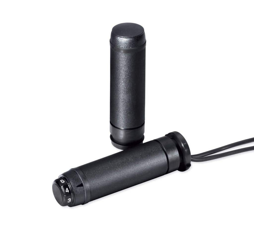 HARLEY-DAVIDSON BLACK RUBBER HEATED HAND GRIPS