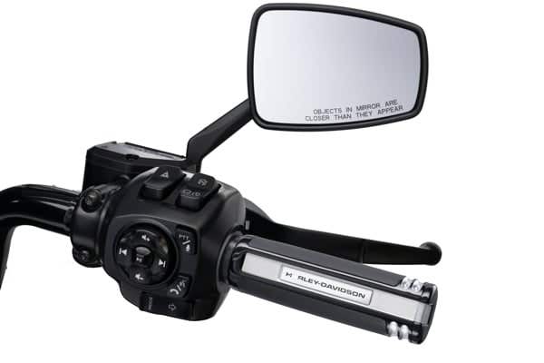 HARLEY-DAVIDSON EMPIRE COLLECTION HAND GRIPS - BLACK WITH MACHINED HIGHLIGHTS