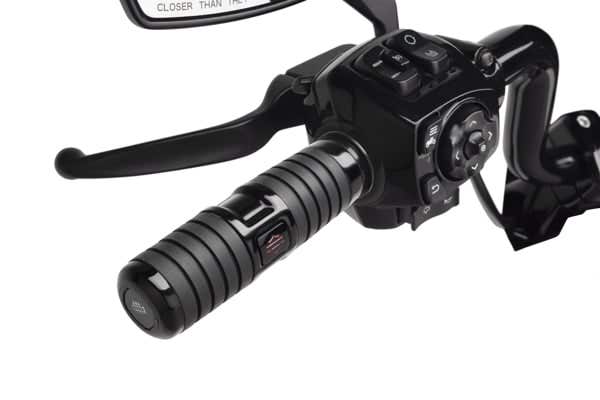 HARLEY-DAVIDSON KAHUNAHEATED HAND GRIPS - BLACK