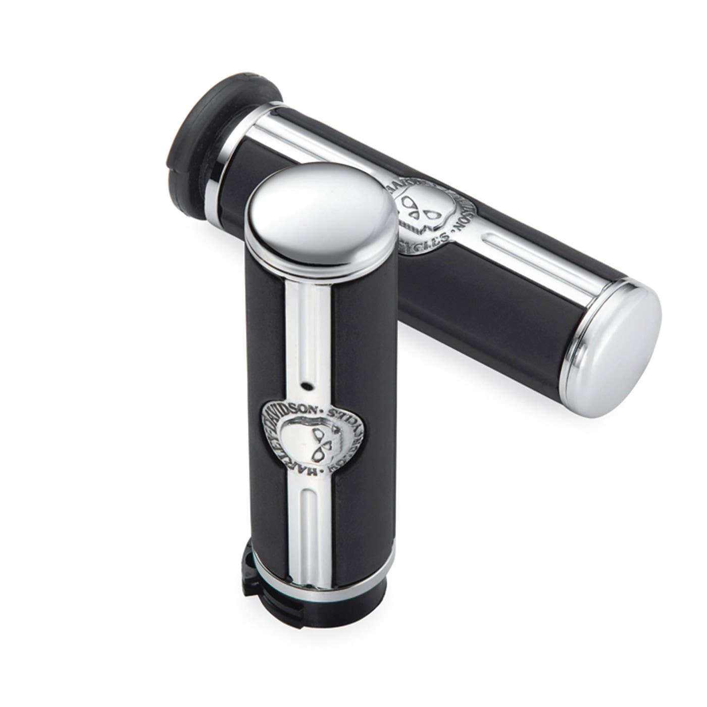 HARLEY-DAVIDSON WILLIE G SKULL HAND GRIPS IUM 1.5 INCH