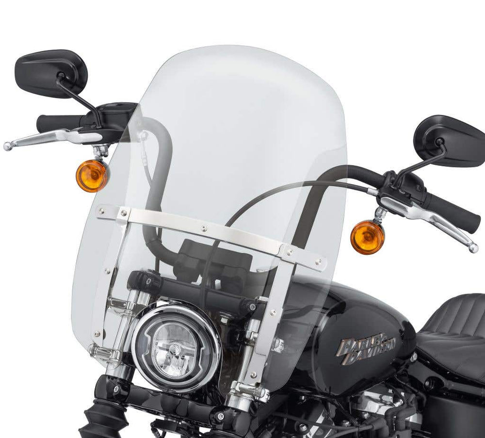 HARLEY-DAVIDSON WIND SPLITTER QUICK-RELEASE COMPACT 18 IN. WINDSHIELD