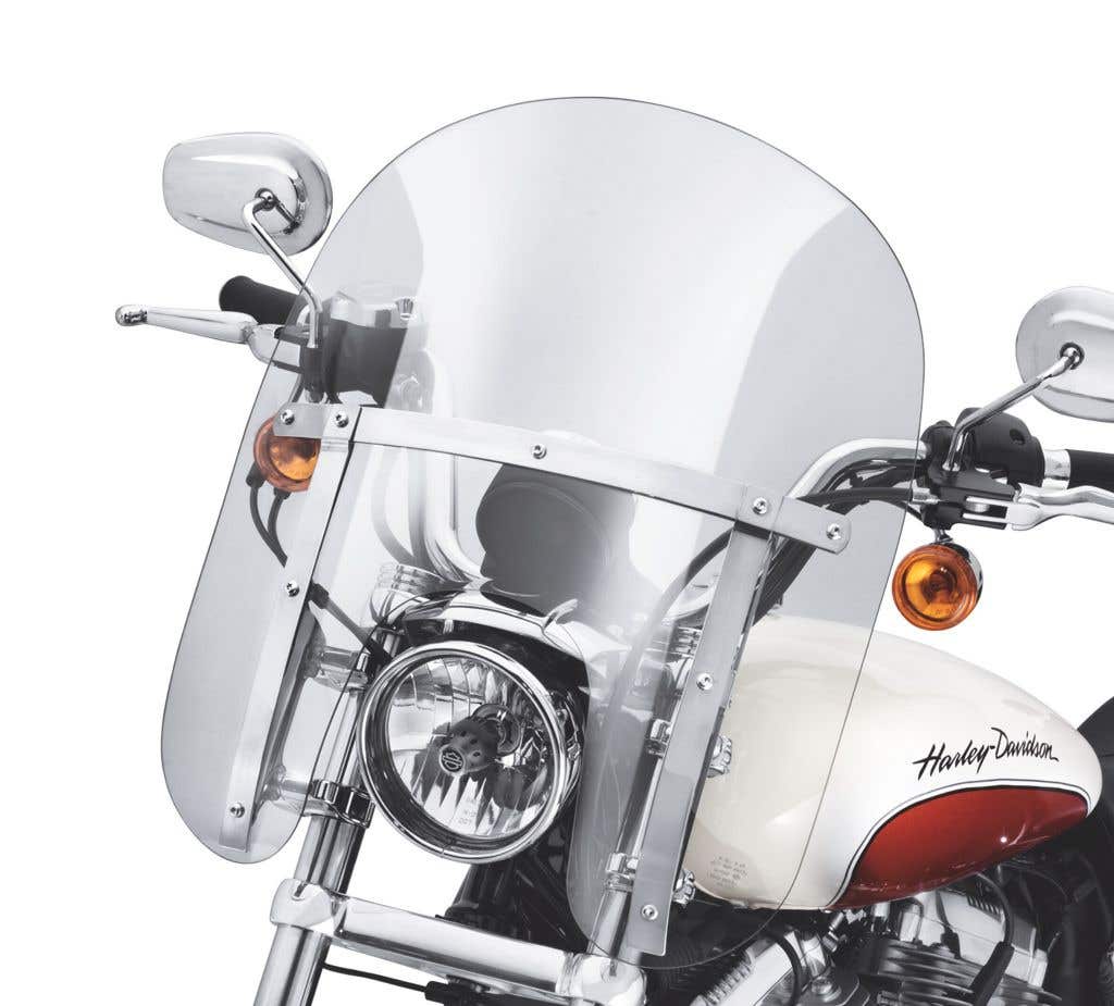 HARLEY-DAVIDSON QUICK-RELEASE COMPACT WINDSHIELD