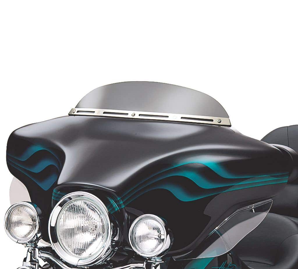 HARLEY-DAVIDSON ELECTRA GLIDE 4 IN. DARK SMOKED WIND DEFLECTOR
