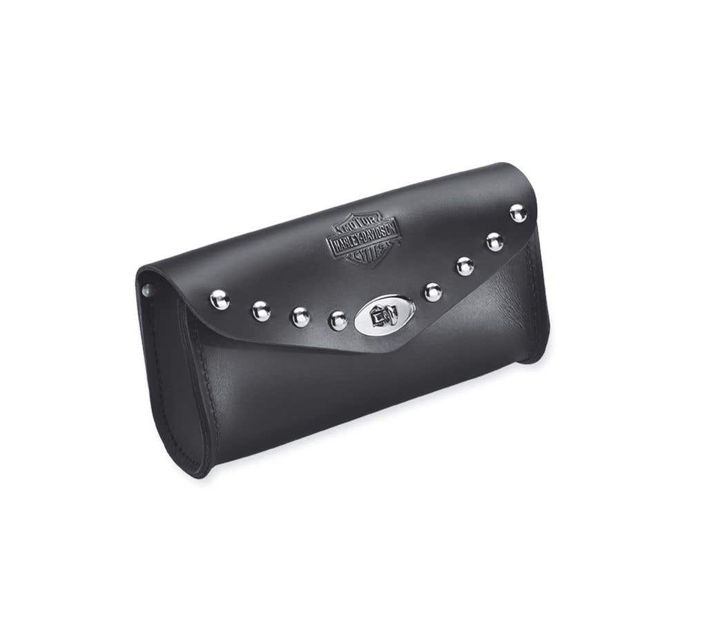 HARLEY-DAVIDSON BAR & SHIELD LEATHER WINDSHIELD BAG